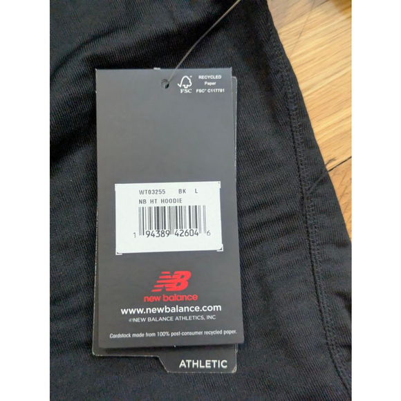 New Balance Running Heat Hoodie NWT Large Black - Picture 7 of 16